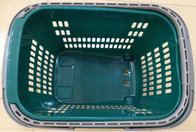36L Einkaufskorb mit Rad-Lebensmittelgeschäft-Handwagen 540×380×380 Millimeter