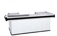 Weiße Supermarkt-Förderband-Kasse fertigte 2300×1200×850 Millimeter besonders an