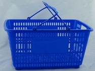 Tragbarer doppelter Griff tragen Einkaufskorb für Einzelhandelsgeschäft, SGS