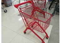 Kinder modellieren Supermarkt-Einkaufswagen/rote Farbeinkaufslaufkatze für Kinder
